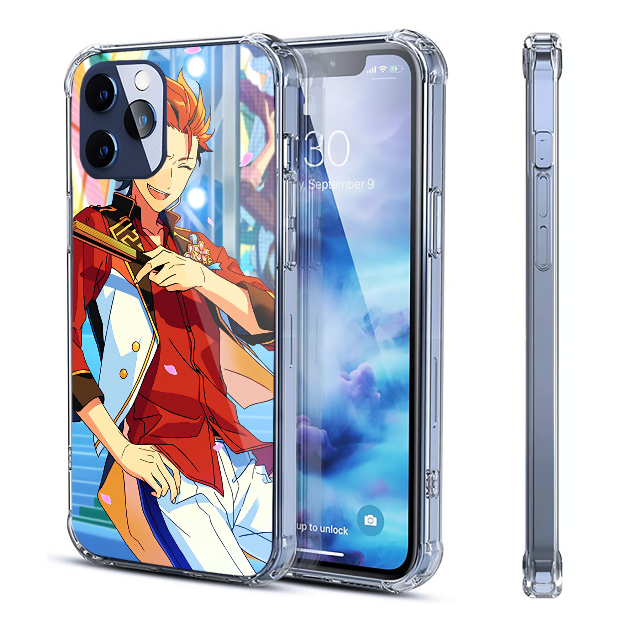 （画像用） あんさんぶるスターズ! Ensemble Stars 【iPhone 12シリーズ対応】透明スマホケース（クリアソフトケース）